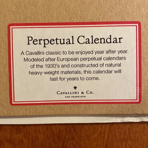 Perpetual Calendar - Picture 8 of 10